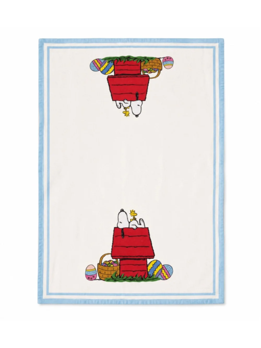 Williams Sonoma Snoopy & Woodstock Easter Kitchen Towel